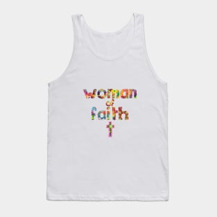 Woman of faith - Christian Design Tank Top